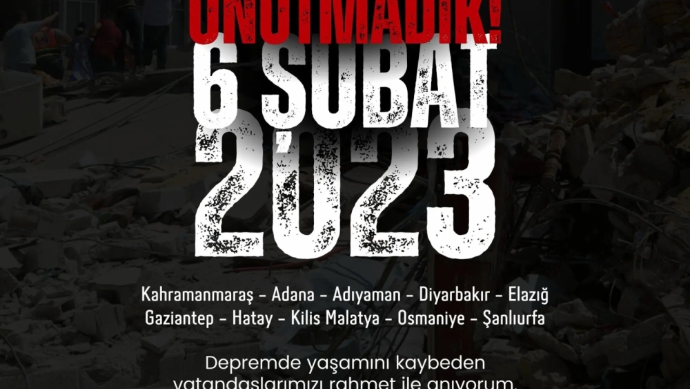 BAŞKAN GENCAN AKIN: “6 ŞUBAT DEPREMİNDE YAŞANAN ACININ TARİFİ YOK”